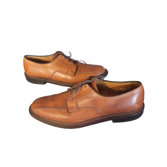 Allen Edmonds Men's Hillcrest Lace Up Leather Bicycle Toe Oxford Shoes Size 11.5 - Picture 3 of 8